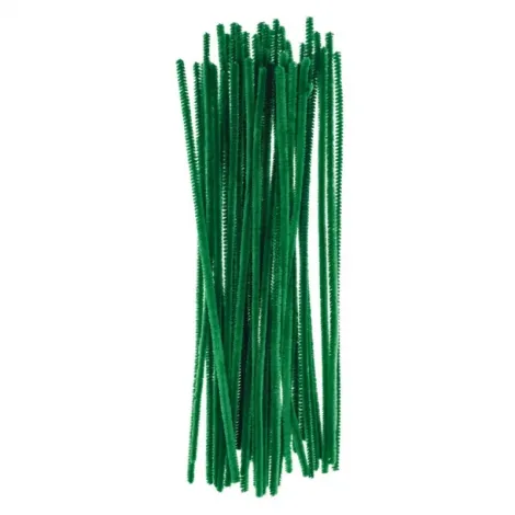 Druciki kreatywne Brewis 30cm Zielone, 40szt